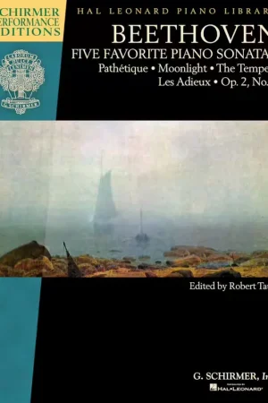 Achetez en ligne - Schirmer Beethoven - Five Favorite Piano Sonatas