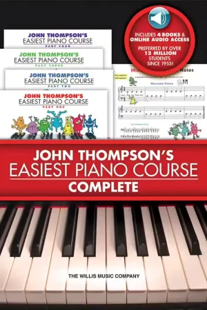 Soldes | The Willis Music Company John Thompson's Easiest Piano Course - Complete