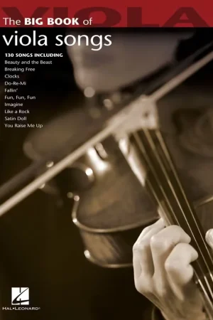 Envoi rapide - Hal Leonard Big Book of Viola Songs