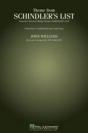 Promotion - Hal Leonard Theme from Schindler's List