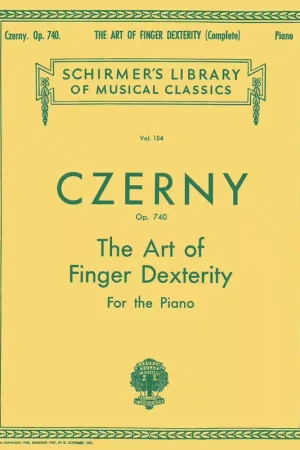 Schirmer Art of Finger Dexterity Op. 740 (Complete) - Plébiscité par les clients