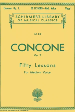 Bonne affaire | Schirmer 50 Lessons Op. 9