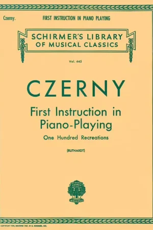 Schirmer First Instruction In Piano Playing | Livraison rapide
