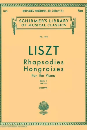Schirmer Rhapsodies Hongroises - Book 2: Nos. 9 - 15 - Tout juste ajouté