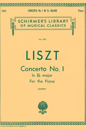Schirmer Concerto No. 1 in Eb - Stock limité