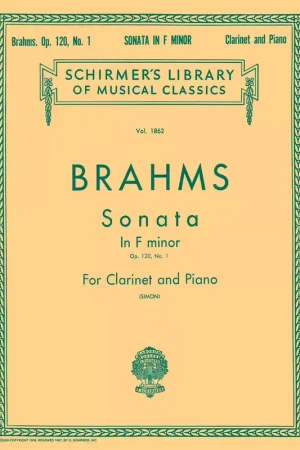 Remise supplémentaire | Schirmer Sonata in F Minor Op. 120 No. 1