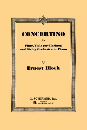 Schirmer Concertino - Offre flash