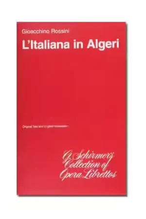 Schirmer L'Italiana in Algeri - Plus que quelques pièces