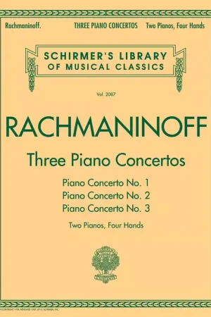 Schirmer 3 Piano Concertos: Nos. 1 2 and 3 - Réduction spéciale