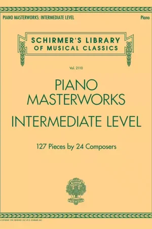 Schirmer Piano Masterworks - Intermediate Level - Best-seller