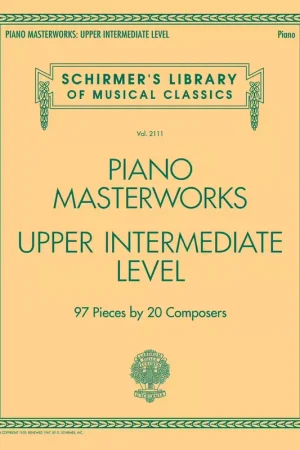 Schirmer Piano Masterworks - Upper Intermediate Level - Haute qualité