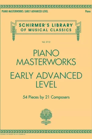 Schirmer Piano Masterworks - Early Advanced Level | Super prix