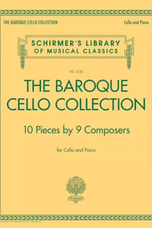 Schirmer The Baroque Cello Collection - Coup de cœur