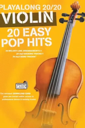 Wise Publications Playalong 20/20 Violin: 20 Easy Pop Hits | Dépêchez-vous