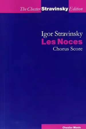 Livraison express - Chester Music Les Noces
