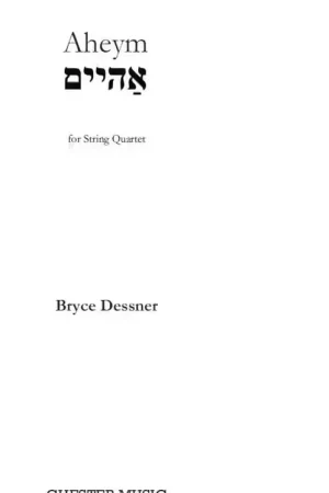 Achat sécurisé - Chester Music Aheym for String Quartet