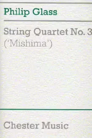 Nouveau lancement | Chester Music String Quartet No. 3 (Mishima)