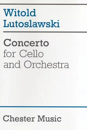 Chester Music Concerto For Cello And Orchestra | Prix bas