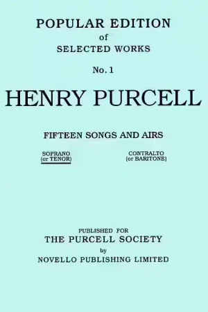 Novello 15 Songs And Airs Set 1 (Soprano Or Tenor) | Nouveau chez nous