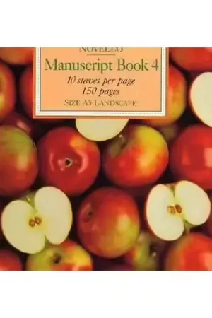 Profitez-en maintenant - Novello Novello Manuscript Book 4: A5 Landscape