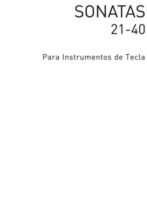 UME (Union Musical Ediciones) Sonatas Volume 2 (No.21 - 40) - Produit tendance