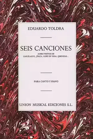 Coup de cœur des clients - UME (Union Musical Ediciones) Eduardo Toldra: Seis Canciones