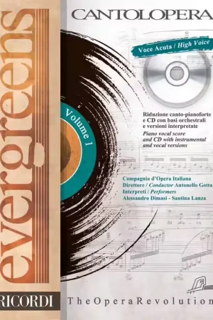Ricordi Cantolopera: Evergreens (Voce Acuta - High Voice) - Paiement sécurisé