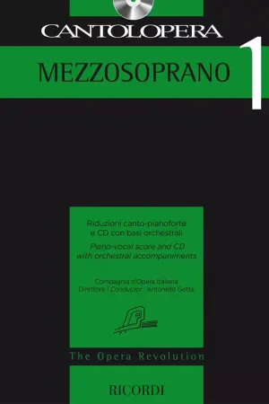 Prix choc | Ricordi Cantolopera 1: mezzosoprano