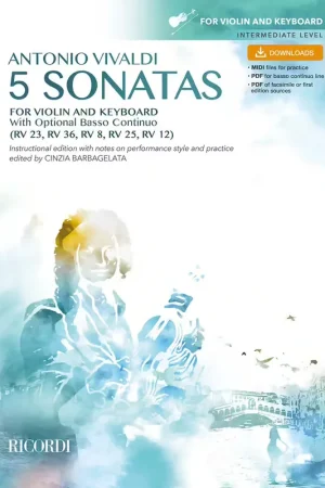 Super offre | Ricordi 5 Sonatas for violin and keyboard