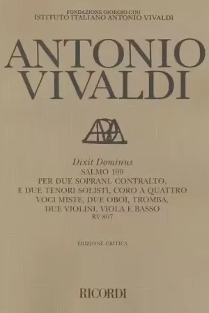 Ricordi Dixit Dominus Salmo 109 Rv 807 | Bon prix