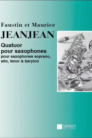 Super prix | Salabert Quatuor Pour Saxophones Partition Et Parties