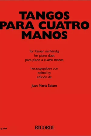 Ricordi Tangos para cuatro manos | Achetez maintenant