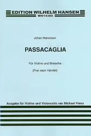 Stock limité | Wilhelm Hansen Passacaglia For Violin and Cello