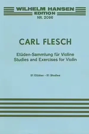 Wilhelm Hansen Studies and Exercises For Violin Solo Volume 1 - Prêt à expédier