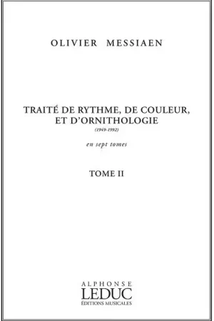 Leduc Traité de Rythme de Couleur et d'Ornithologie - Dernières pièces