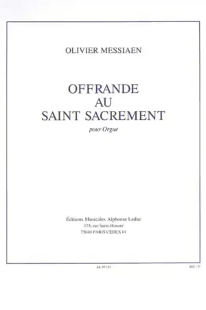 Remise | Leduc Offrande Au Saint Sacrement