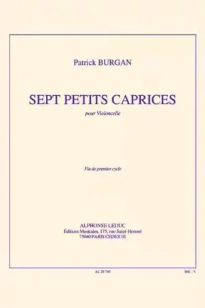 Leduc 7 petits caprices pour Violoncelle solo | Satisfait ou remboursé