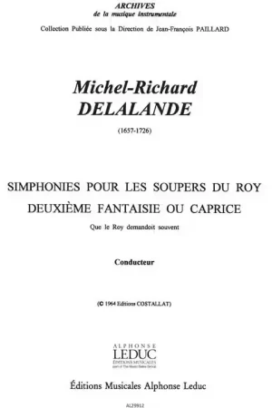Offre du jour - Leduc Michel Richard Delalande: Caprice No.2