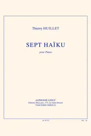 Livraison express | Leduc 7 haïku pour piano solo