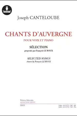 Leduc Chants d'Auvergne - Très bien noté