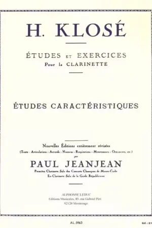 Offre - Leduc Etudes Et Exercices Pour La Clarinette