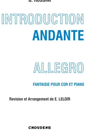 Top des ventes - Choudens Introduction Andante et Allegro