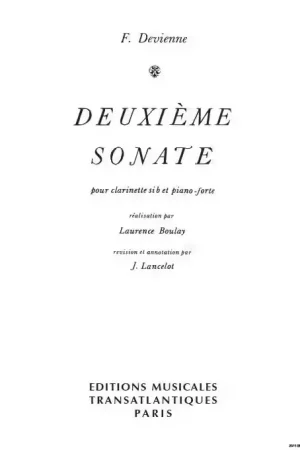 Achetez dès aujourd'hui | Transatlantiques Deuxième Sonate