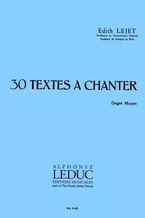 Leduc 30 Textes a Chanter - Quantité limitée