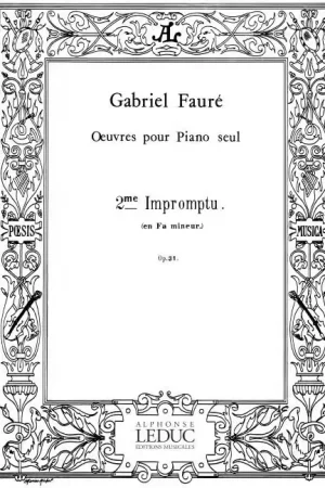 Hamelle Editeurs Impromptu N02 Op31 | Offre du jour