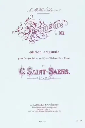 Offre spéciale | Leduc Romance Op.67 In E
