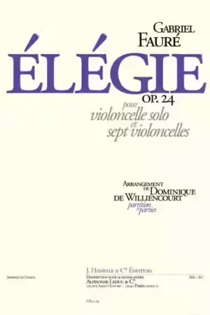 Produit tendance - Leduc Élegie op. 24