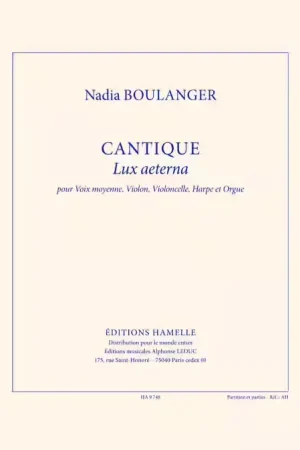 Leduc Cantique (Lux Aeterna) | Bon plan