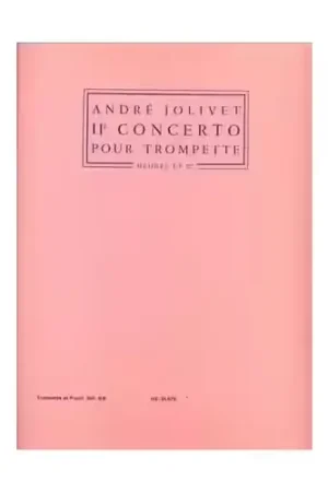 Qualité professionnelle | Heugel Trumpet Concerto No.2