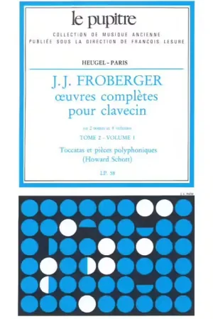 Quantité limitée - Heugel Oeuvres Complètes Pour Clavecin Book 2 Vol.1